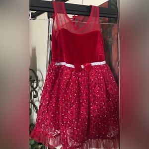 Little Lass red formal girl dress size 2